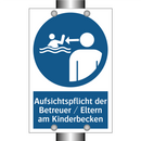 Aufsichtspflicht der Betreuer / Eltern am Kinderbecken
