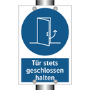Tür stets geschlossen halten