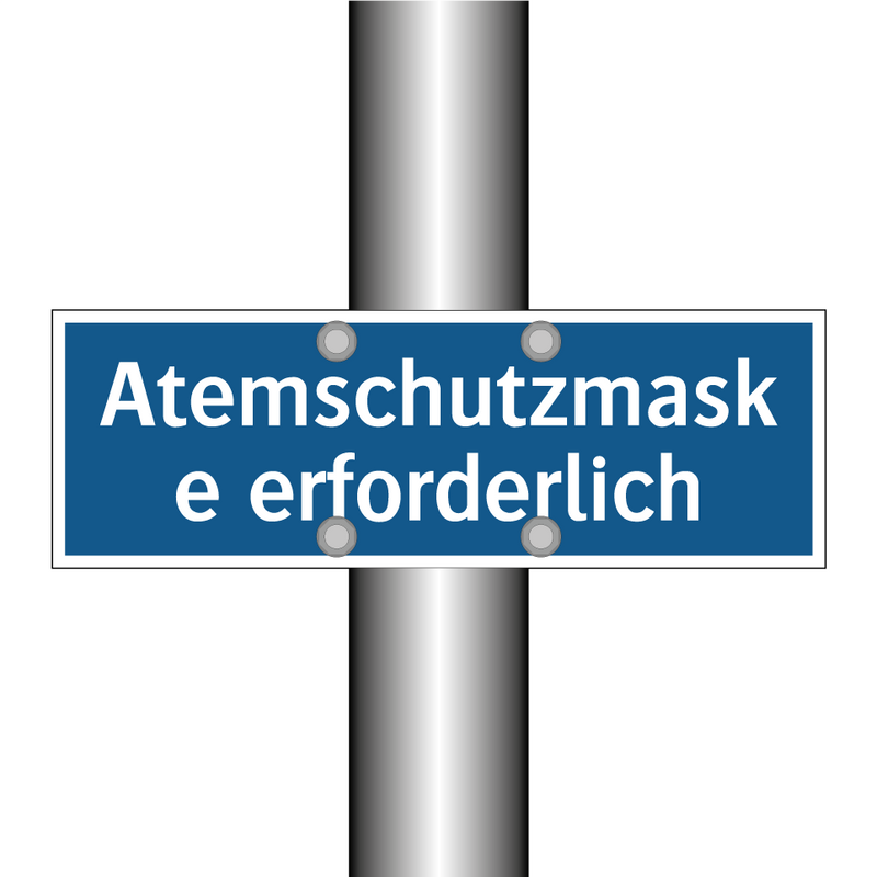 Atemschutzmaske erforderlich