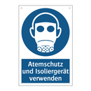 Atemschutz und Isoliergerät verwenden