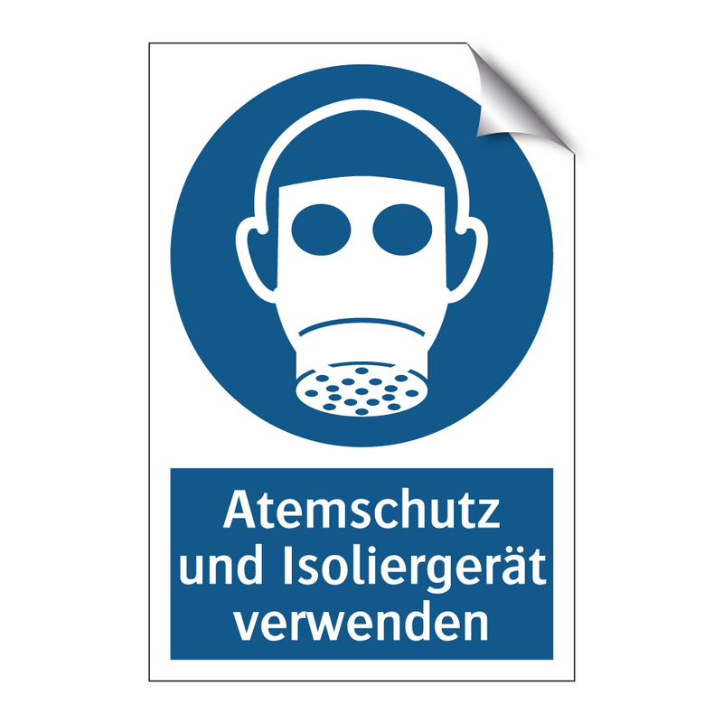 Atemschutz und Isoliergerät verwenden