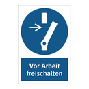 Vor Arbeit freischalten