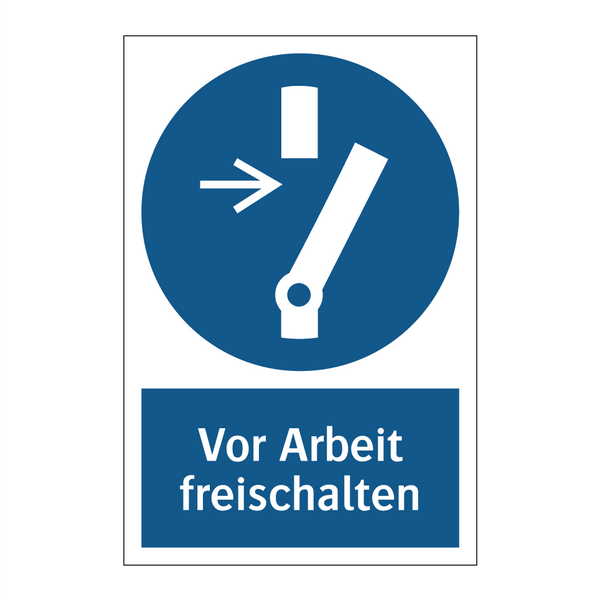 Vor Arbeit freischalten