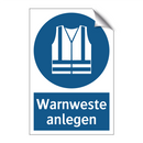 Warnweste anlegen