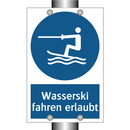 Wasserski fahren erlaubt
