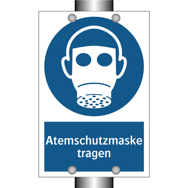 Atemschutzmaske tragen