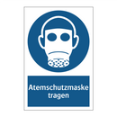 Atemschutzmaske tragen