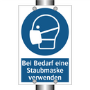Bei Bedarf eine Staubmaske verwenden