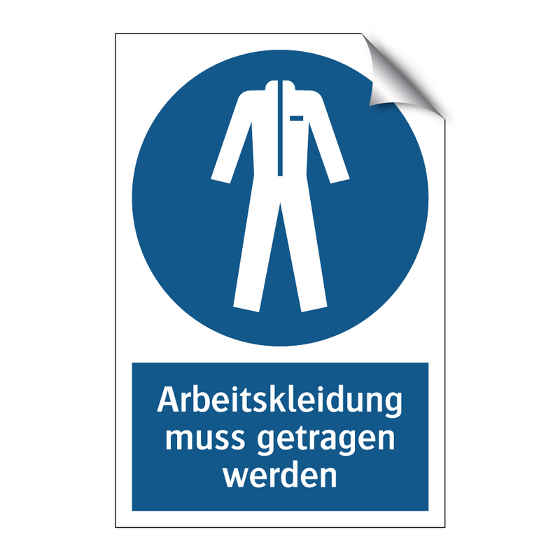 Arbeitskleidung muss getragen werden