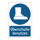 Überschuhe benutzen