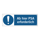 Ab hier PSA erforderlich