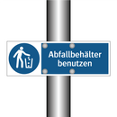 Abfallbehälter benutzen