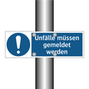 Unfälle müssen gemeldet werden