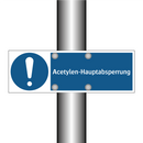 Acetylen-Hauptabsperrung