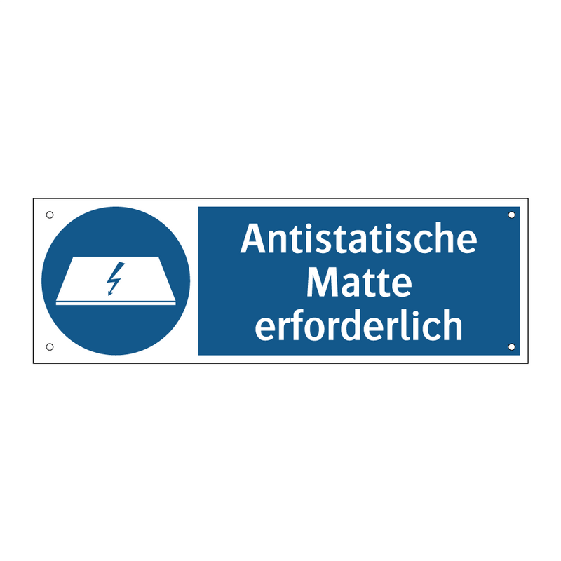 Antistatische Matte erforderlich