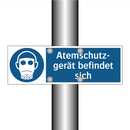Atemschutz- gerät befindet sich