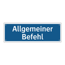 Allgemeiner Befehl