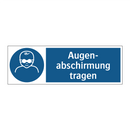 Augen- abschirmung tragen
