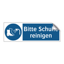 Bitte Schuhe reinigen