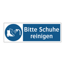 Bitte Schuhe reinigen