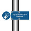 Explosionsdetektoren mitführen