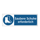 Saubere Schuhe erforderlich