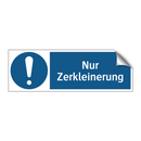 Nur Zerkleinerung