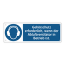 Gehörschutz erforderlich, wenn der Abluftventilator in Betrieb ist.