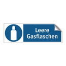 Leere Gasflaschen