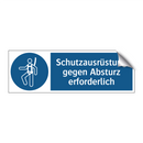 Schutzausrüstung gegen Absturz erforderlich