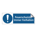 Feuerschutztür Immer freihalten