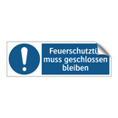 Feuerschutztür muss geschlossen bleiben