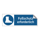 Fußschutz erforderlich
