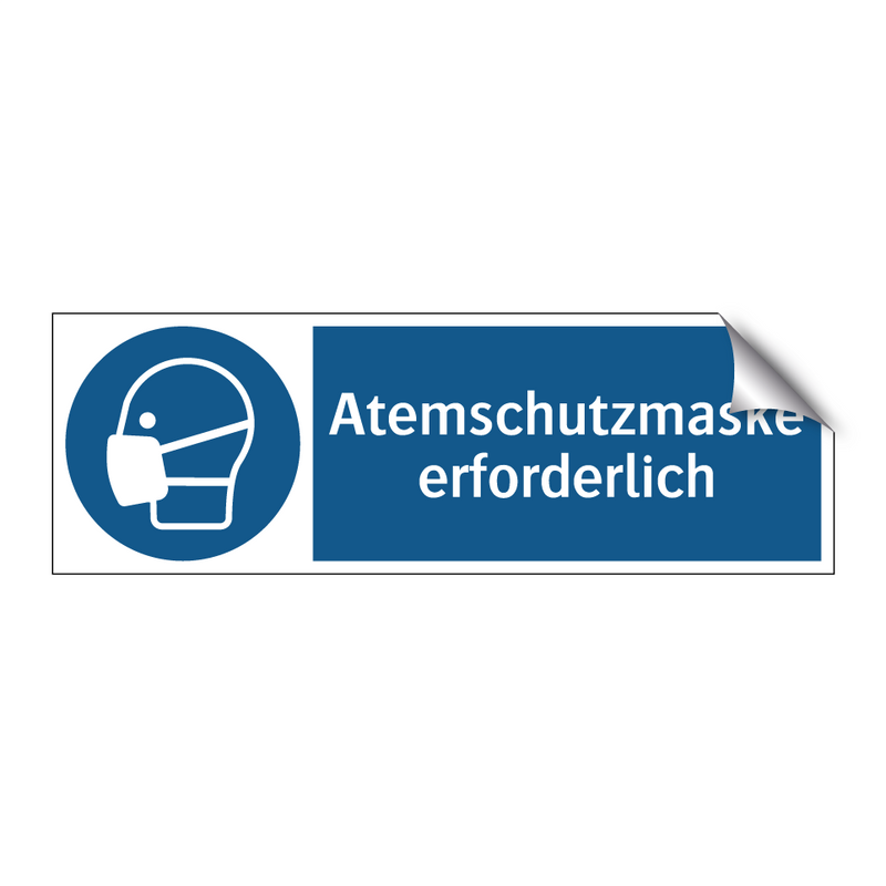 Atemschutzmaske erforderlich
