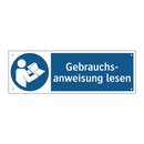 Gebrauchs- anweisung lesen