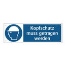 Kopfschutz muss getragen werden