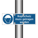 Kopfschutz muss getragen werden