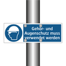 Gehör- und Augenschutz muss verwendet werden