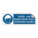 Gehör- und Augenschutz muss verwendet werden