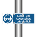 Gehör- und Augenschutz erforderlich