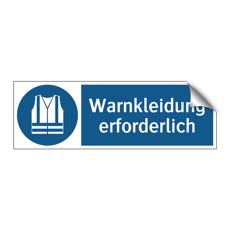 Warnkleidung erforderlich