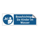 Beaufsichtigen Sie Kinder im Wasser