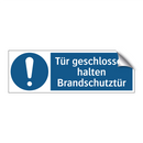 Tür geschlossen halten Brandschutztür