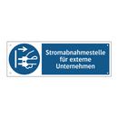 Stromabnahmestelle für externe Unternehmen