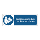 Bedienungsanleitung vor Gebrauch lesen