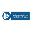 Bedienungsanleitung vor Gebrauch lesen