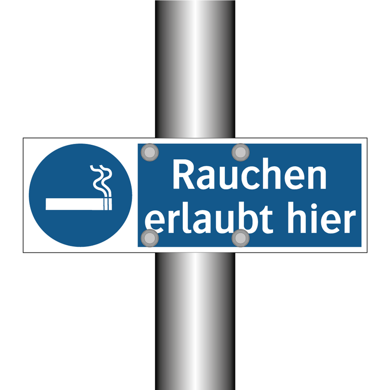 Rauchen erlaubt hier
