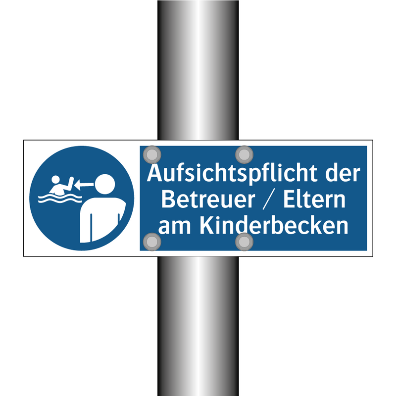 Aufsichtspflicht der Betreuer / Eltern am Kinderbecken