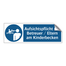 Aufsichtspflicht der Betreuer / Eltern am Kinderbecken