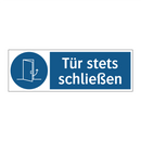 Tür stets schließen